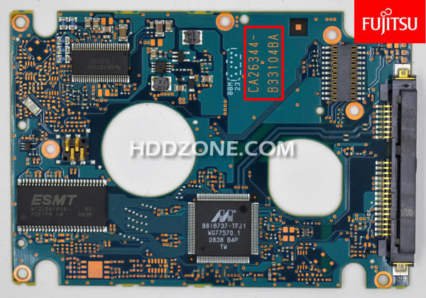 استبدال طريقة ثنائي الفينيل متعدد الكلور على القرص الثابت فوجيتسو